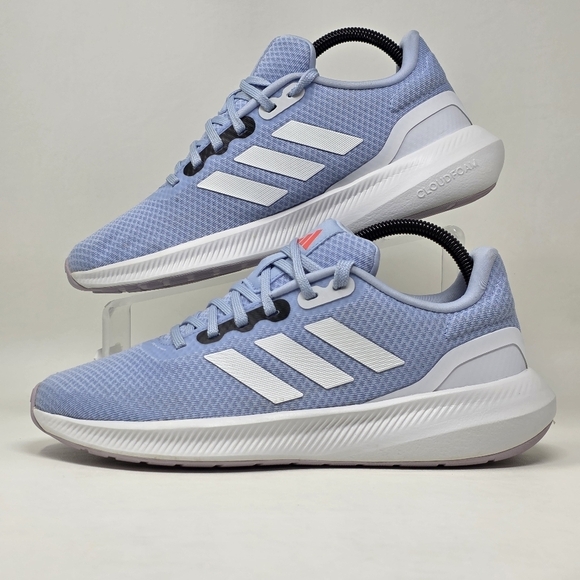 Adidas Run Falcon Women's 3.0 Athletic Shoes Blue White Size 8.5 Pre-owned - Picture 3 of 10